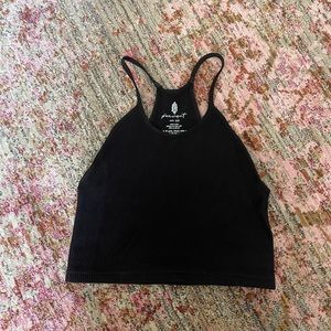 FP Free People Movement Racerback Highneck Black XS/S